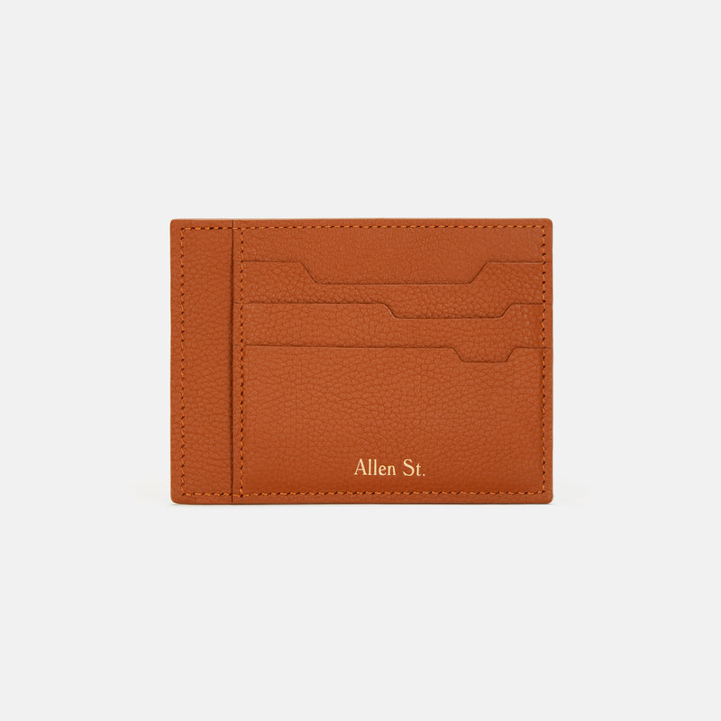 GREENWICH - GRAINED LEATHER CARDHOLDER – Allen St.