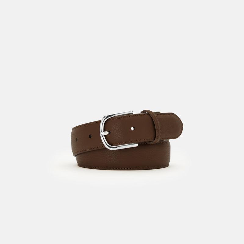 GRAINED LEATHER BELT STRAP - JONES