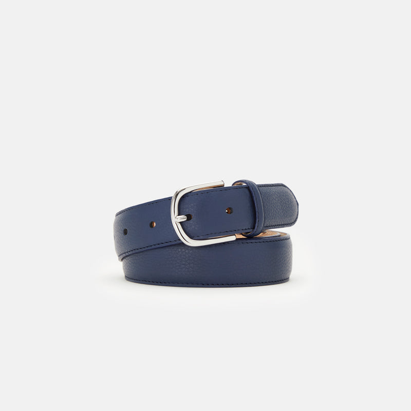 GRAINED LEATHER BELT STRAP - JONES