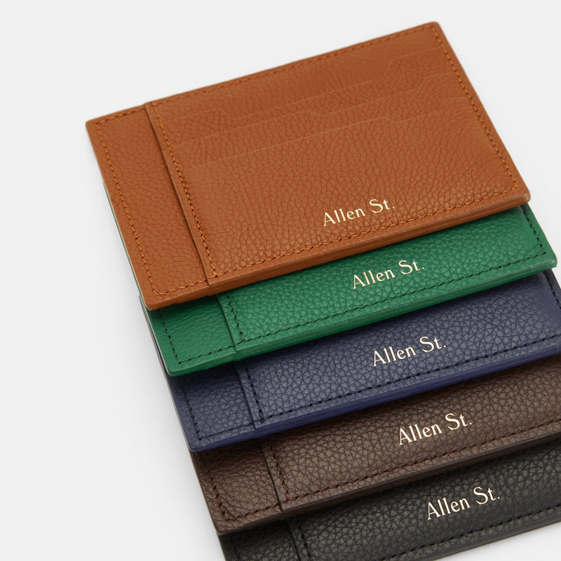 GREENWICH - GRAINED LEATHER CARDHOLDER