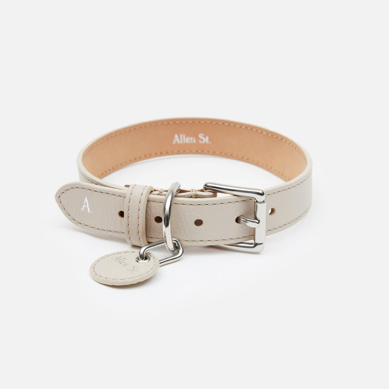 CHARLIE - LEATHER DOG COLLAR – Allen St.