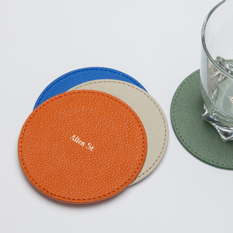 LEATHER COASTERS