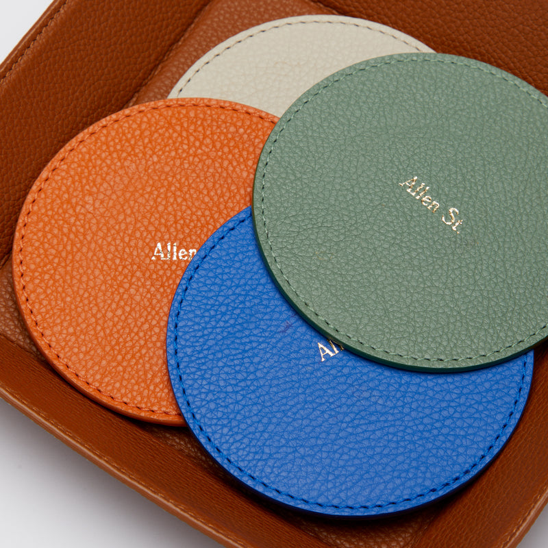 LEATHER COASTERS